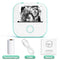 -Portable Mini Thermal Printer, T02 Pocket Label Printer, DIY Self-Adhesive Sticker Label Machine, Various Paper